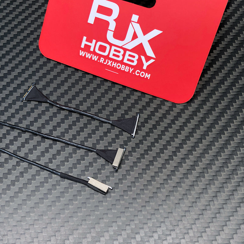 RJXHOBBY coaxial cable set with small board connectors, compatible with DJI O4/O4 Pro systems