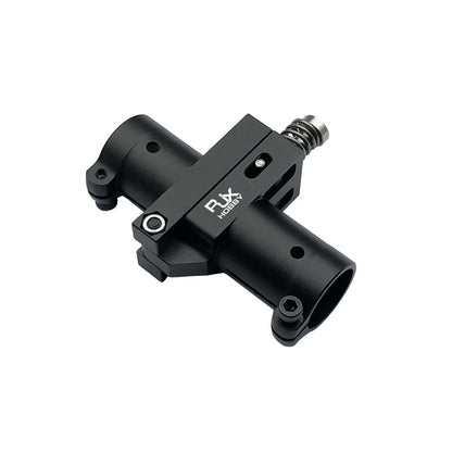 RJXHOBBY CNC aluminum 16mm horizontal folding arm tube joint clamp with spring latch for FPV drone