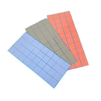 RJX 100PCS 40×40×1mm Soft Silicone Thermal Pads 8W 10W for CPU GPU FPV Drone Cooling