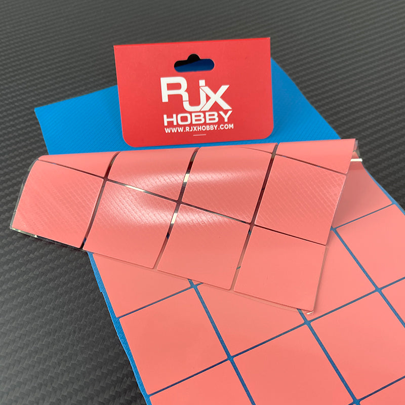 RJX 100PCS 40×40×1mm Soft Silicone Thermal Pads 8W 10W for CPU GPU FPV Drone Cooling
