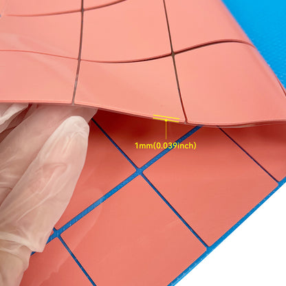 RJX 100PCS 40×40×1mm Soft Silicone Thermal Pads 8W 10W for CPU GPU FPV Drone Cooling