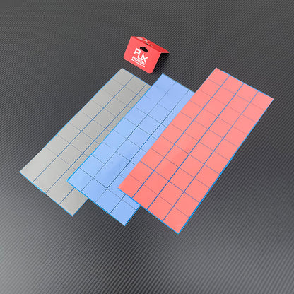 RJX 100PCS 40×40×1mm Soft Silicone Thermal Pads 8W 10W for CPU GPU FPV Drone Cooling
