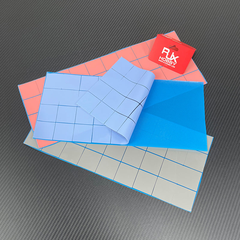 RJX 100PCS 40×40×1mm Soft Silicone Thermal Pads 8W 10W for CPU GPU FPV Drone Cooling