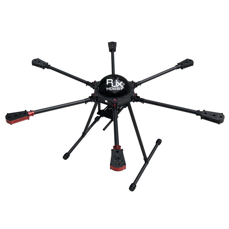 RJX 850mm 6-Axis Drone, Surveys and maps with precision, perfect for collecting data and creating large-scale maps.