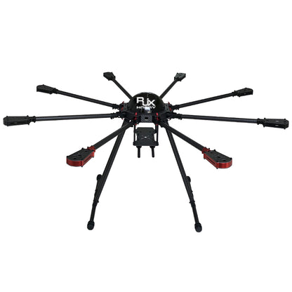 RJX 950mm 8-Axis Drone Frame - Carbon Fiber Umbrella Folding Hexacopter Frame with Motor Mounts for Industrial Drone