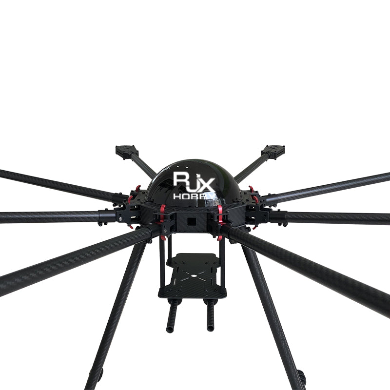 RJX 950mm 8-Axis Drone, Hexacopter frame compatible with Pixhawk, APM, DJI controllers, and 6S 16000mAh battery.