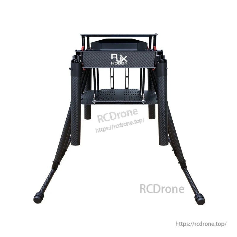 RJX Hobby RJX950B carbon fiber umbrella folding quadcopter frame with four tubular arms and center mounting plate