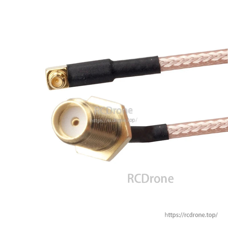 RJXHOBBY 120mm RG316 RF Pigtail Cable SMA Female to MMCX Male Right Angle Adapter 50Ω