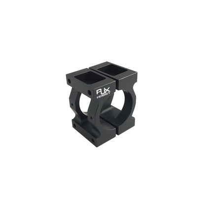 RJXHOBBY 1pc 40/45/50mm Pipe Clip Tubing Clamp, RJXHOBBY black split pipe clip tubing clamp with circular bore and mounting screw holes