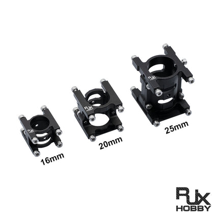 RJXHOBBY 1pc Pipe Clip Tubing Clamp 16/20/25mm Carbon Tube Fixed Joint for RC Agriculture UAV Drone