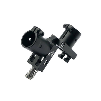 RJXHOBBY 16mm CNC aluminum horizontal folding arm tube joint clamp with spring and screws for FPV drone arms