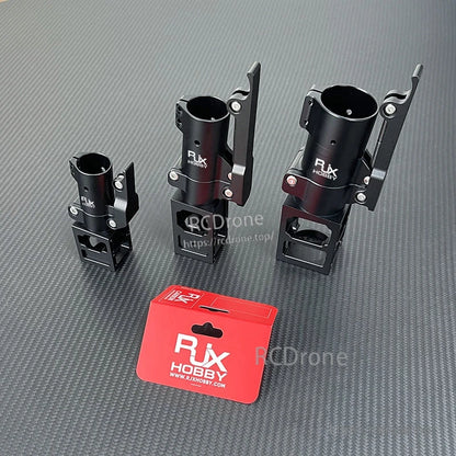 RJXHOBBY black aluminum 5° folding down arm clamp mounts for plant protection UAV multicopter, assorted sizes