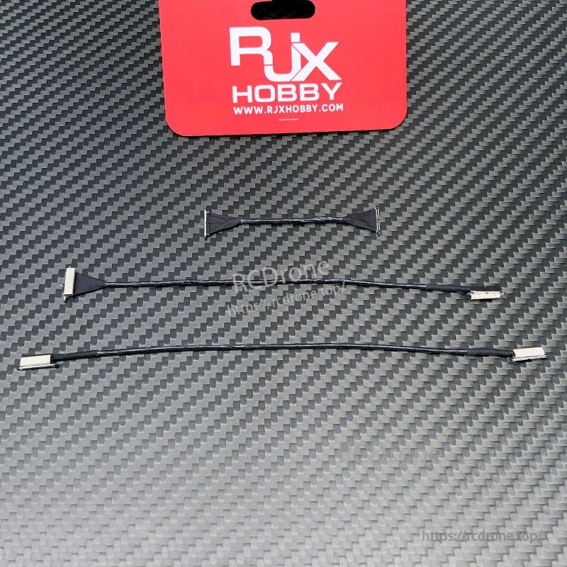 RJXHOBBY coaxial cable set compatible with DJI O4/O4 Pro, three lengths with micro connectors