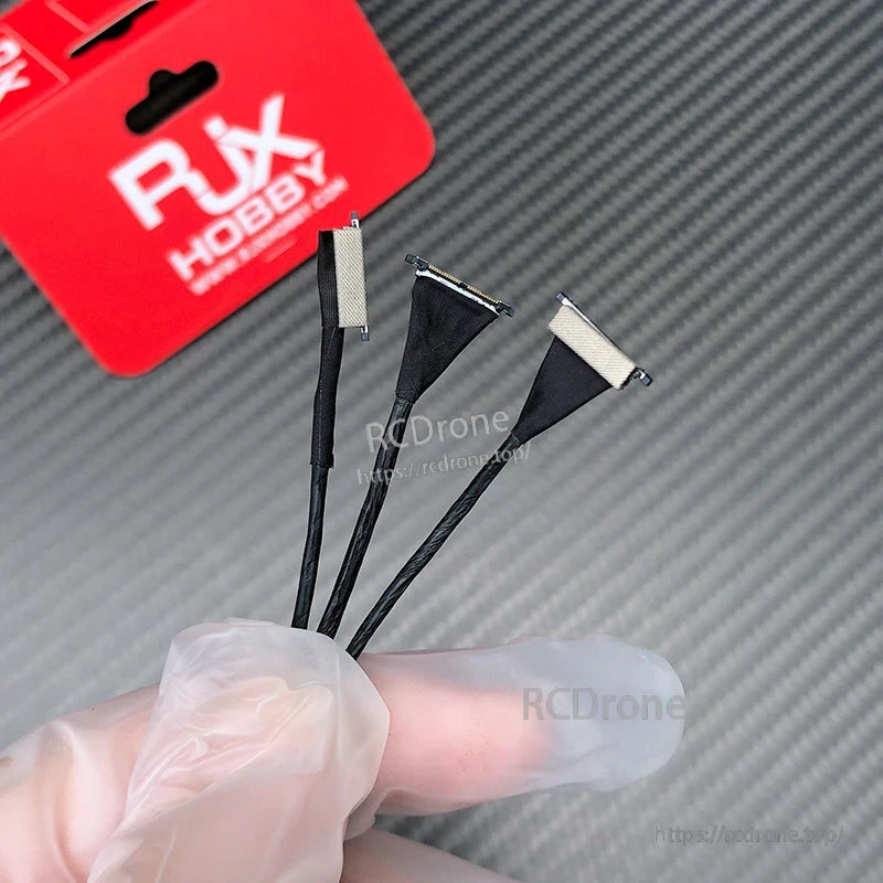 RJXHOBBY coaxial cable with small board-to-board connectors, compatible with DJI O4/O4 Pro systems