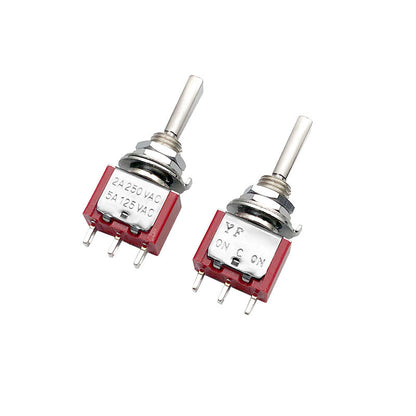 RJXHOBBY 2pcs 3-Position Reset Switch 12mm Short Flat-Head for Radiomaster T16/T18 TX16S/TX18S RC Transmitters