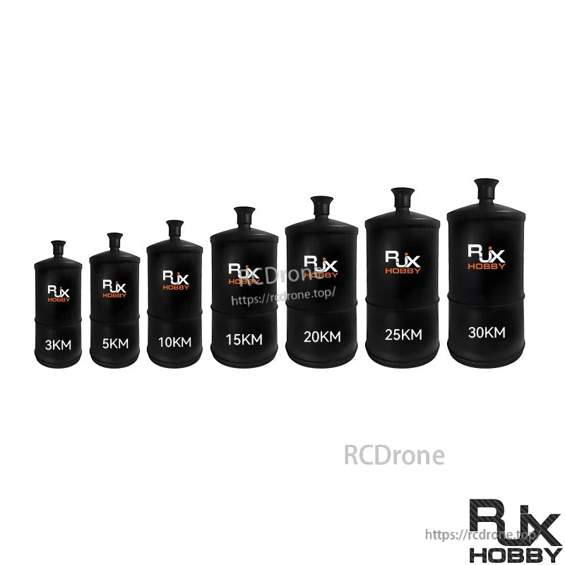 RJX HOBBY fiber-optic data link module spools with 3KM to 30KM length options for FPV drones