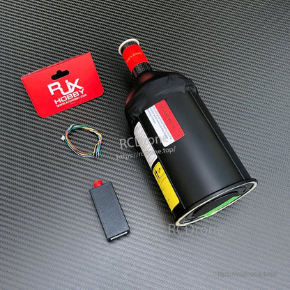 RJXHOBBY fiber-optic data link spool module kit with connector lead and small control unit for FPV drones