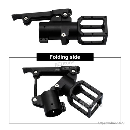 RJXHOBBY 30mm folding side arm clamp for plant protection UAV, with hinged lever and rectangular mounting bracket