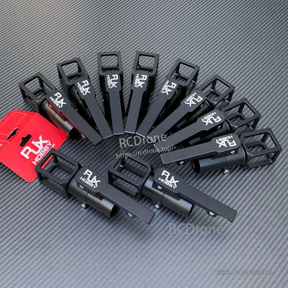 RJXHOBBY 30mm folding side arm for plant protection UAV, black hinge-mounted arm with RX Hobby logo