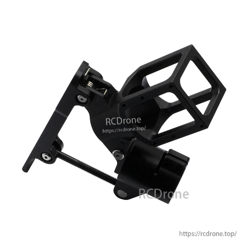RJXHOBBY 30mm folding side arm mount for plant protection UAV, black hinge clamp bracket with hardware
