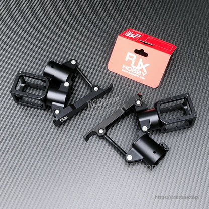 RJXHOBBY 30mm folding side arm clamp for plant protection UAV, black aluminum hinge mount with bracket