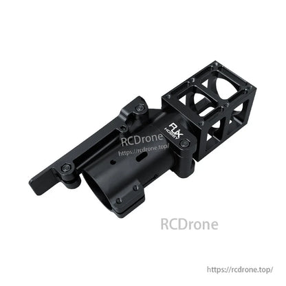RJXHOBBY black aluminum folding side arm with hinge lock and round clamp mount for plant protection UAV