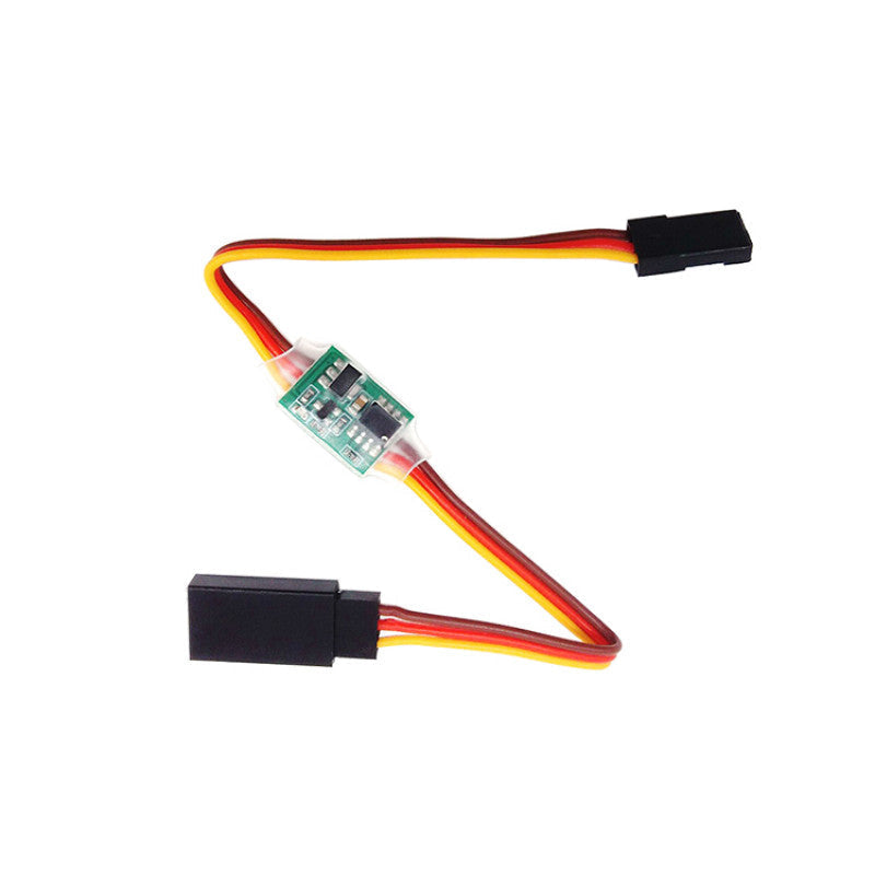 RJXHOBBY 3.6-24V 5A Servo Signal Reverser, RJXHOBBY inline servo signal reverser module with small PCB and 3-wire lead, male and female connectors