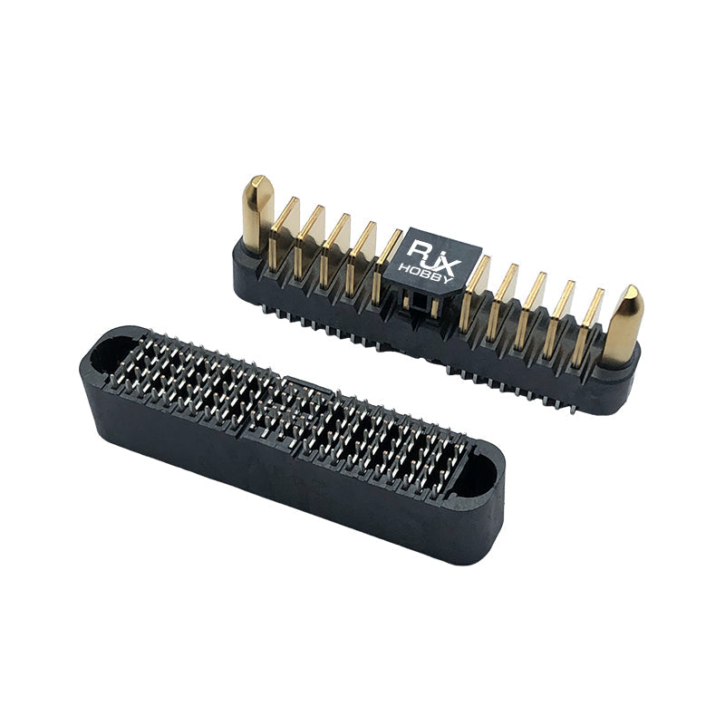 RJXHOBBY battery interface connector pair with male gold pins and female socket for DJI Agras T30/T40/T50
