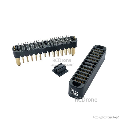 RJXHOBBY DJI Agras T30/T40/T50 battery interface connector replacement pair with multi-pin male and female ends