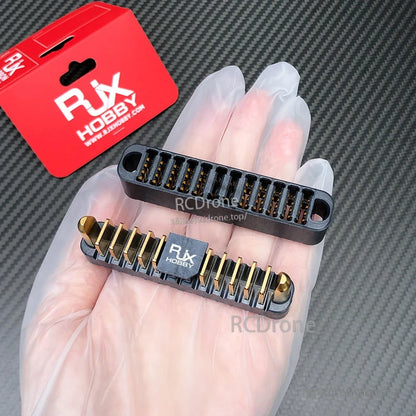 RJXHOBBY DJI Agras T30/T40/T50 battery interface connector replacement pair with gold pins (male and female)