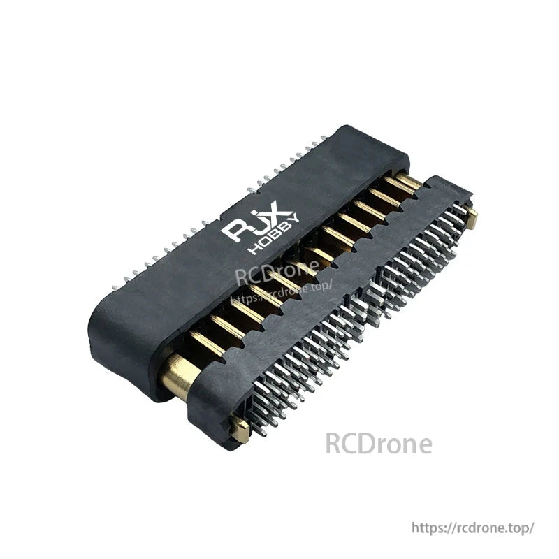 RJXHOBBY battery interface connector replacement with gold-plated contacts and multi-pin layout