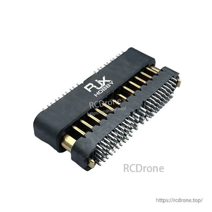 RJXHOBBY battery interface connector replacement with gold-plated contacts and multi-pin layout