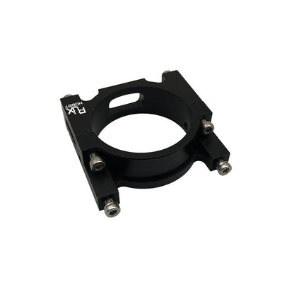 RJXHOBBY black aluminum 40mm tube clamp ring with four hex screws for carbon fiber pipe or motor mount
