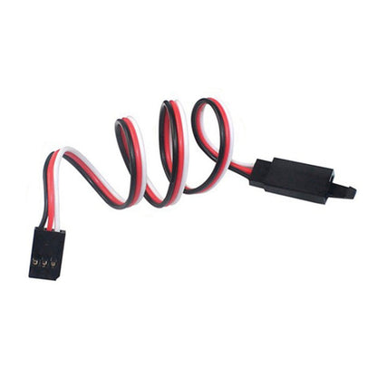 RJXHOBBY 60-Core Copper Servo Extension Cable, RJXHOBBY 3-pin servo extension cable with red, white, and black wires and male-to-female connectors