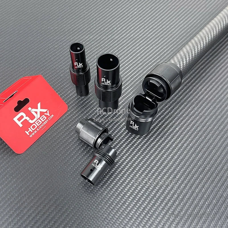 RJXHOBBY aluminum folding arm tube joint connectors for FPV multirotor drone carbon fiber arms