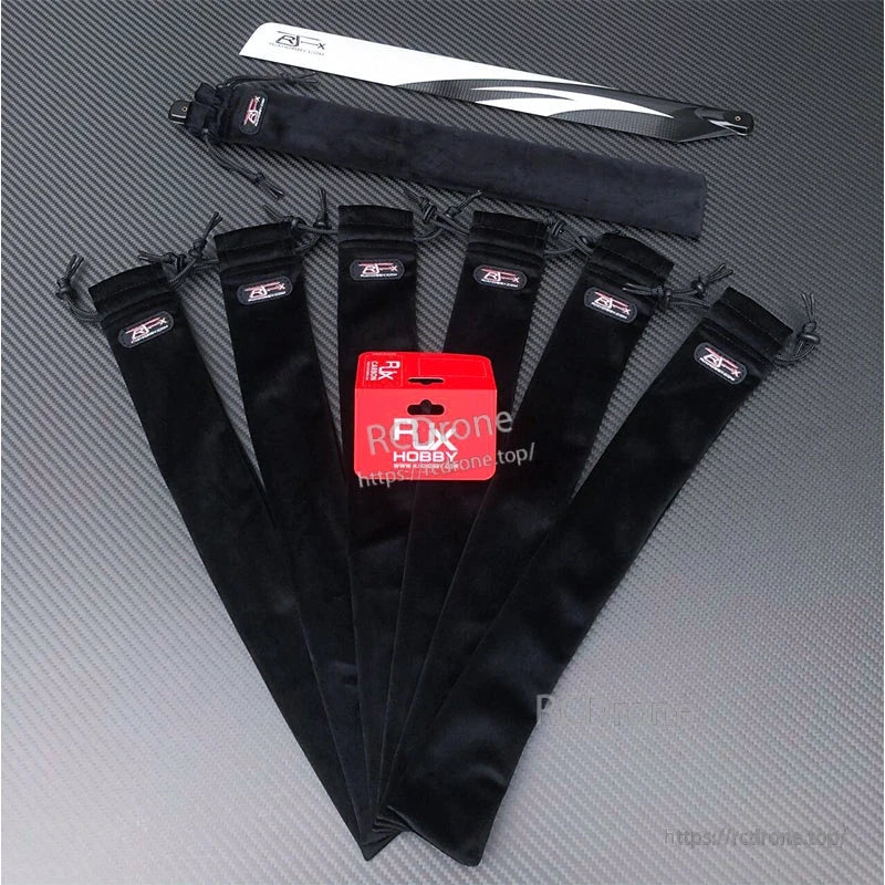 RJXHOBBY Blades and Propeller Protection Cover, RJXHOBBY blade and propeller protection cover set with black drawstring sleeves for rotor blades