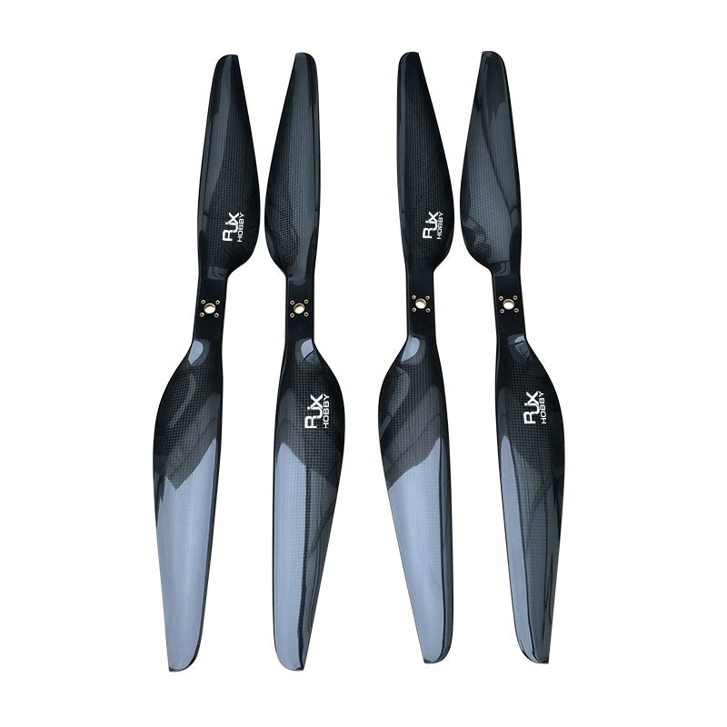 RJXHOBBY Carbon Fiber Propeller CW/CCW Pair for Drone UAV & Agricultural Plant Protection – Multiple Sizes