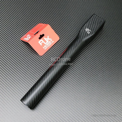 RJXHOBBY carbon fiber UAV multicopter arm tube with woven finish and RJX branding tag
