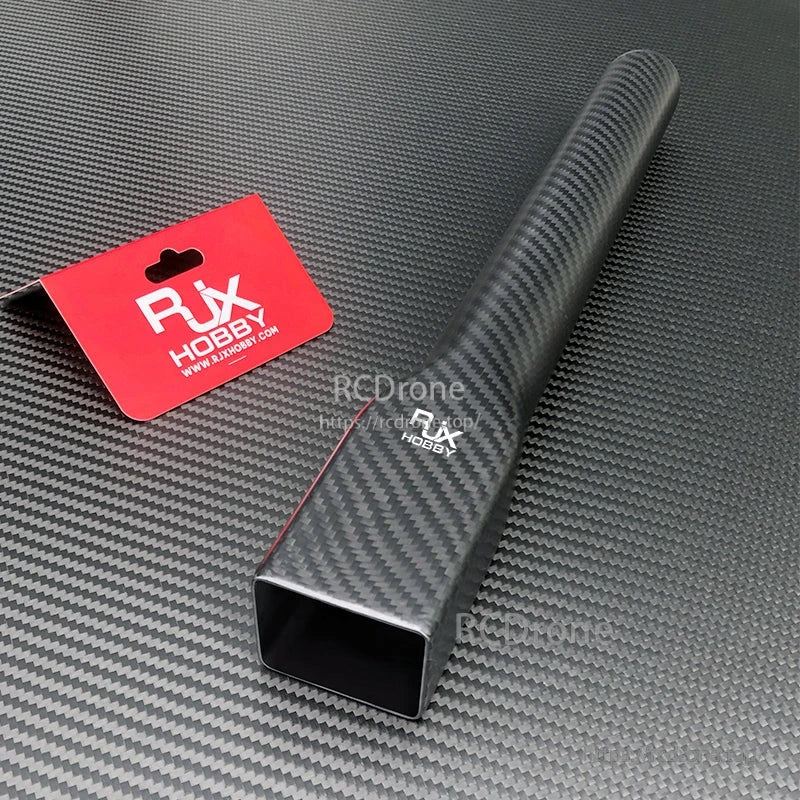 RJXHOBBY 40x37x350mm square carbon fiber tube arm for plant protection UAV multicopter frames on carbon fiber surface