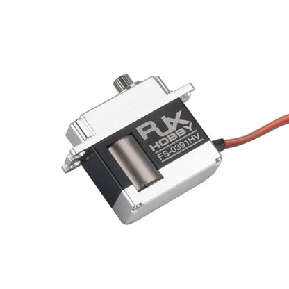RJXHOBBY FS0391HV Digital HV Mid Servo, RJXHOBBY FS-0391HV digital HV mid servo with aluminum case, output spline and 3-wire lead