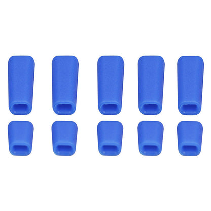 RJXHOBBY Non-Slip Transmitter Switch Cover, Set of 10 blue non-slip transmitter switch covers in two sizes for RC radio toggle switches