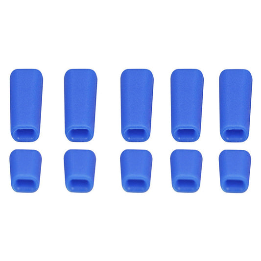 RJXHOBBY Non-Slip Transmitter Switch Cover, Set of 10 blue non-slip transmitter switch covers in two sizes for RC radio toggle switches