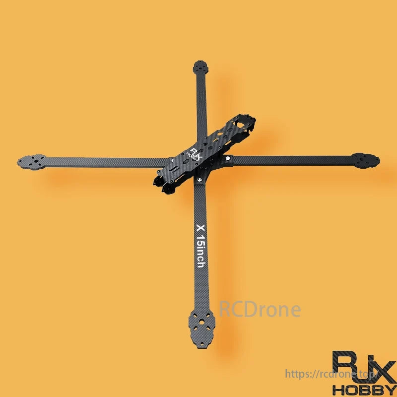 RJXHOBBY Queen Bee 3K Carbon Fiber FPV Drone, The product is a NoEnName_Null airplane with composite material, 15-inch size, and various RC parts.