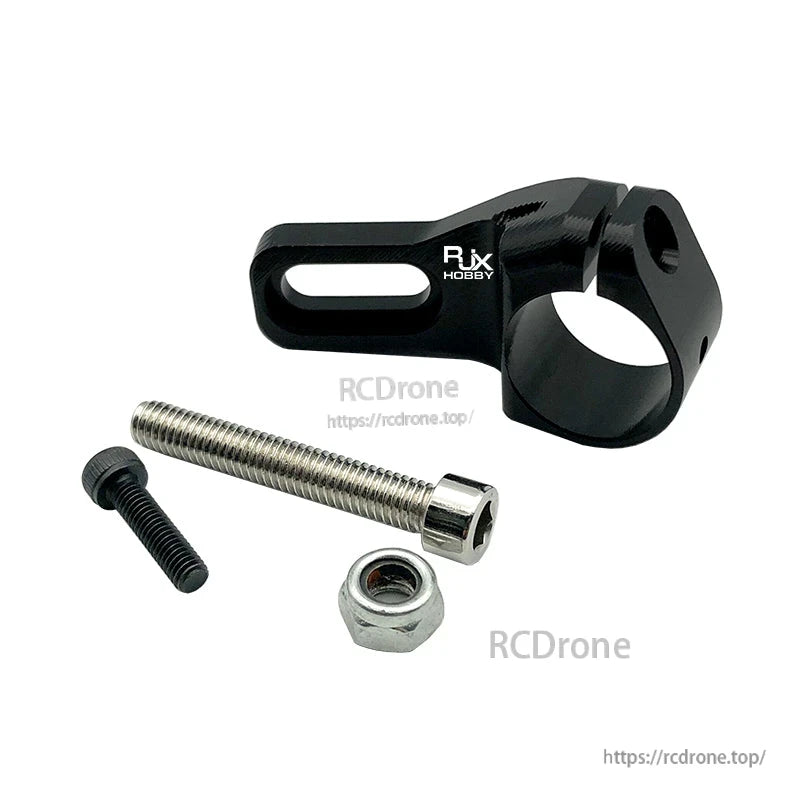 RJXHOBBY drone tank fixing connector clamp mount with slotted arm, plus bolts and nut hardware