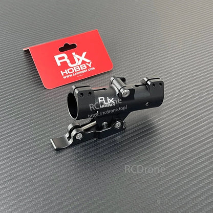 RJXHOBBY black quick-release folding arm clamp joint for plant protection UAV multicopter, metal hinge with latch