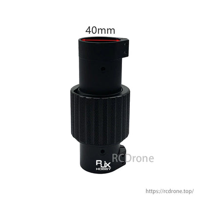 RJXHobby 40 ミリメートル折りたたみドローンアームカーボンチューブコネクタクリップセルフロック折りたたみラック部品 RC 農業 UAV ドローン用