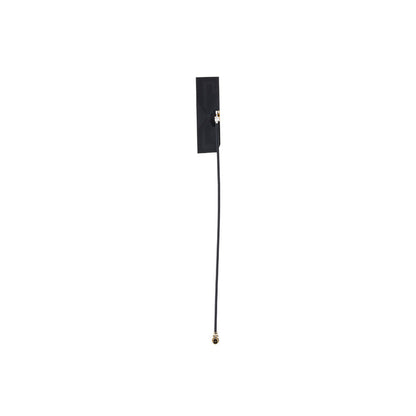 AX12 WiFi antenna with rectangular patch element and coax pigtail cable with threaded RF connector