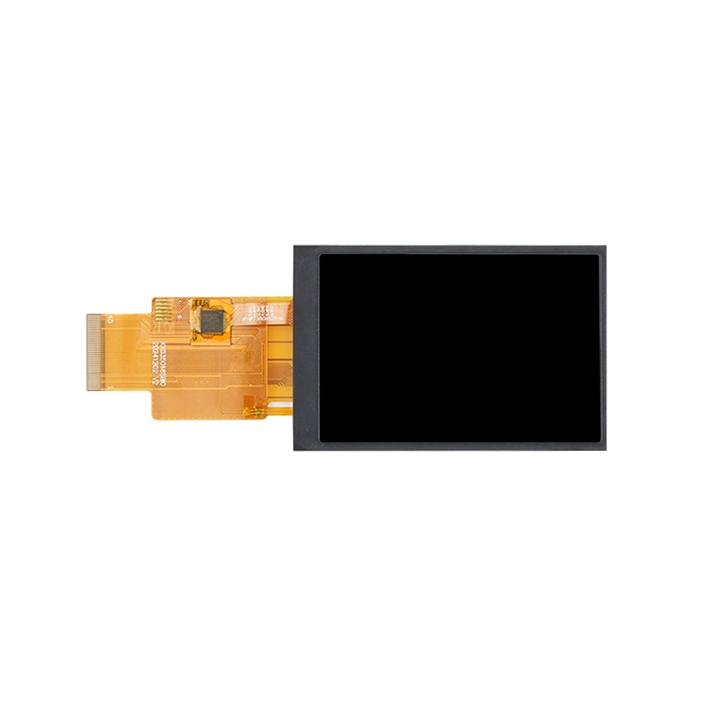TX15 Radio Screen LCD display module with flex ribbon cable, front view on white background