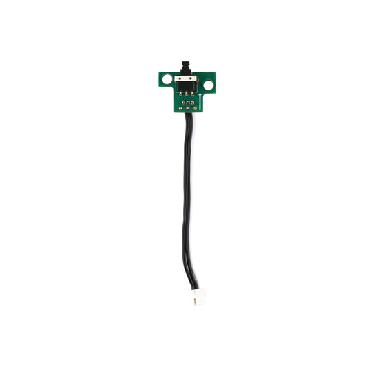 SE / SF replacement button switch PCB with black actuator, wire lead and white plug connector