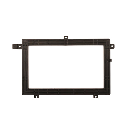 Screen bracket back side view showing inner rib supports and top/bottom mounting holes